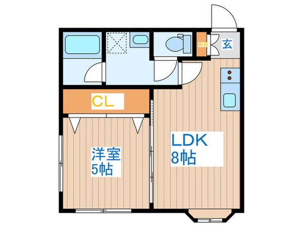 レ－ベンハイムの物件間取画像